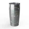 Blessed Mama Tumbler 20oz — "Blessed Mama #Glitter & Dirt" Stainless Travel Cup