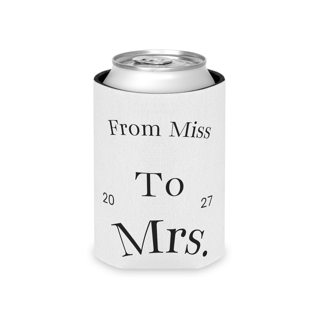 Team Bride Can Cooler | Floral Bachelorette Drink Koozie