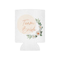 Team Bride Can Cooler | Floral Bachelorette Drink Koozie