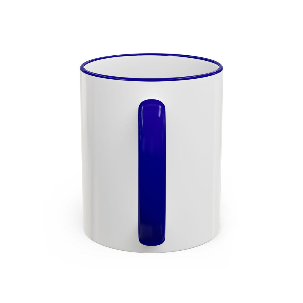 Don't Block Your Blessings hydrangea mug | Accent rim & handle mug