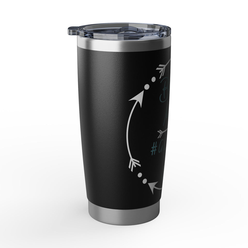 Blessed Mama Tumbler 20oz — "Blessed Mama #Glitter & Dirt" Stainless Travel Cup