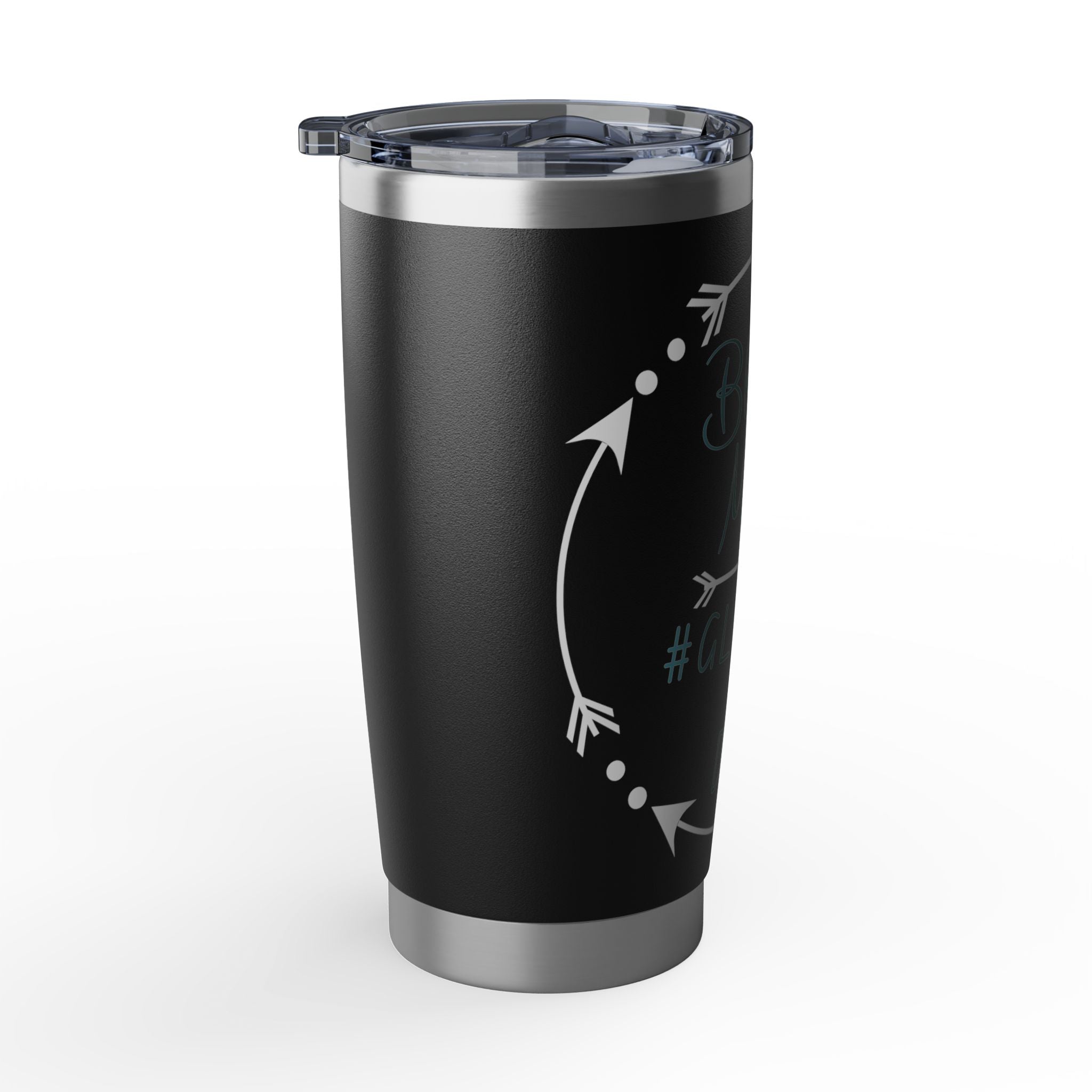 Blessed Mama Tumbler 20oz — "Blessed Mama #Glitter & Dirt" Stainless Travel Cup